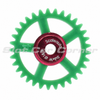 Scaleauto SC-1144r 34-Tooth Nylon Sidewinder Gear, 18.5 mm, product view