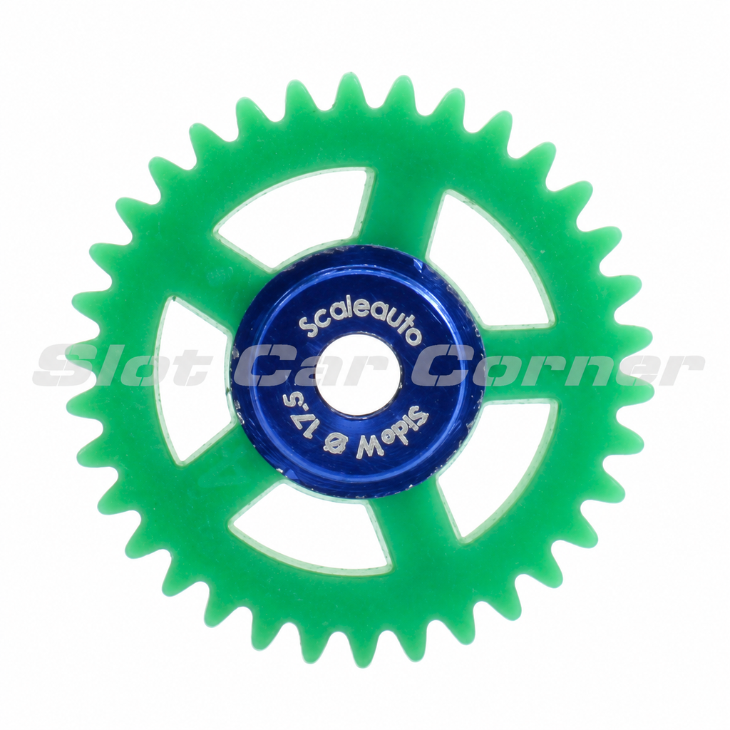 Scaleauto SC-1154R 34-Tooth Nylon Sidewinder Gear, 17.5 mm, product view