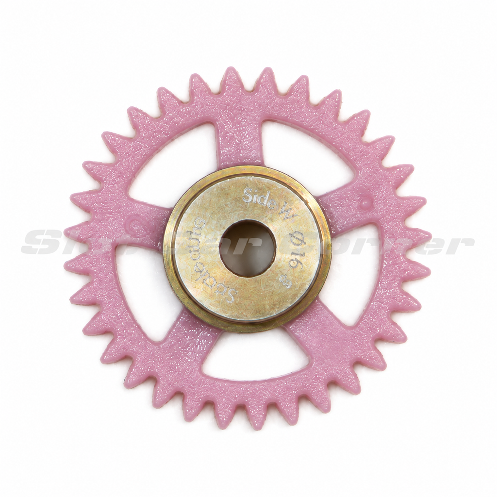 Scaleauto SC-1163R 32-Tooth Polyamide Sidewinder Gear, 16.5 mm, product view
