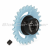 Scaleauto SC-1166R anglewinder gear angled hub view