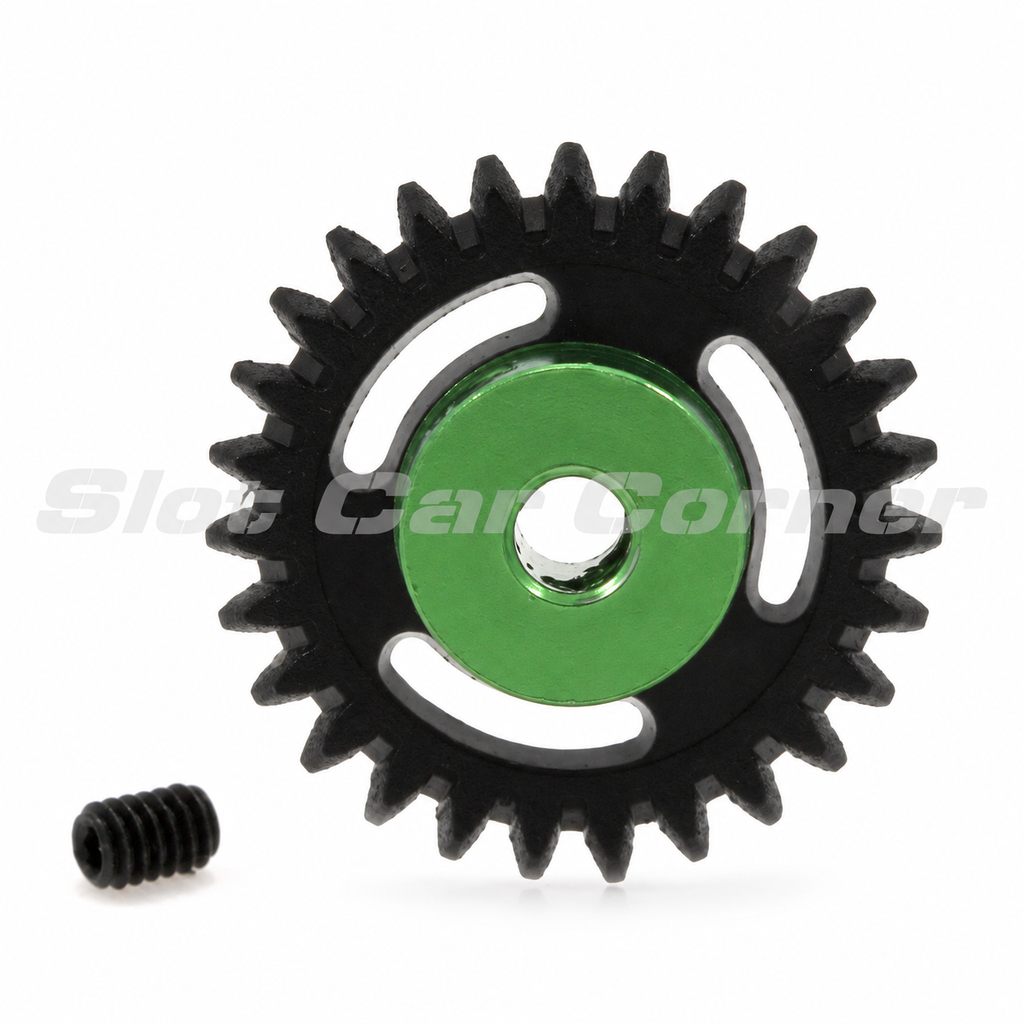 Scaleauto SC-1167BR 27-Tooth Polyamide Anglewinder Gear, 15.8 mm, Reverse Insert, product view