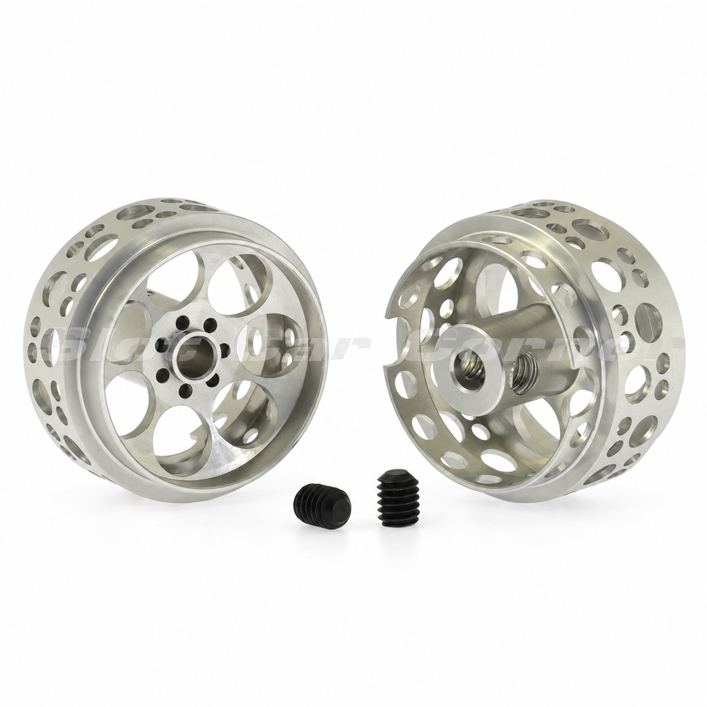 Scaleauto SC-4033D25 17.2 × 10 mm Aluminum Monza-2 Wheels, product view
