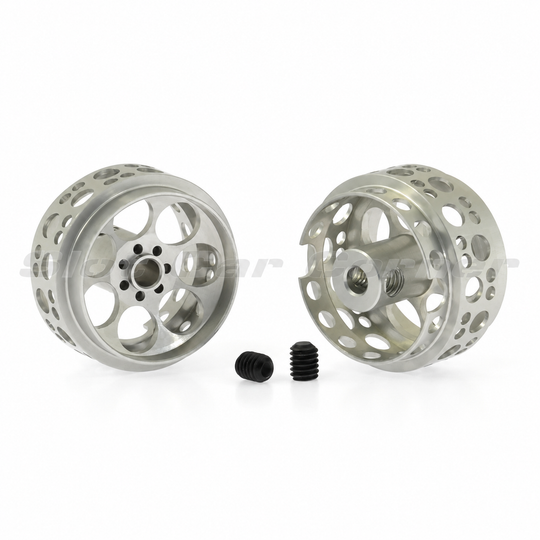 Scaleauto SC-4054D25 16.5 × 10 mm Aluminum Monza-2 Wheels