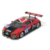 Scaleauto SC-6172RS red and blue Audi LMS GT3 Team WRT No. 29 slot car, front three-quarter view