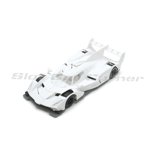 Scaleauto SC-6382 Lamborghini SC63 Hypercar White Racing Kit, Anglewinder RT-4