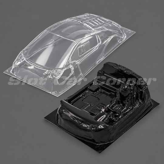 Scaleauto SC-6667 Honda NSX GT3 Lightweight Lexan Cockpit Set, Unpainted