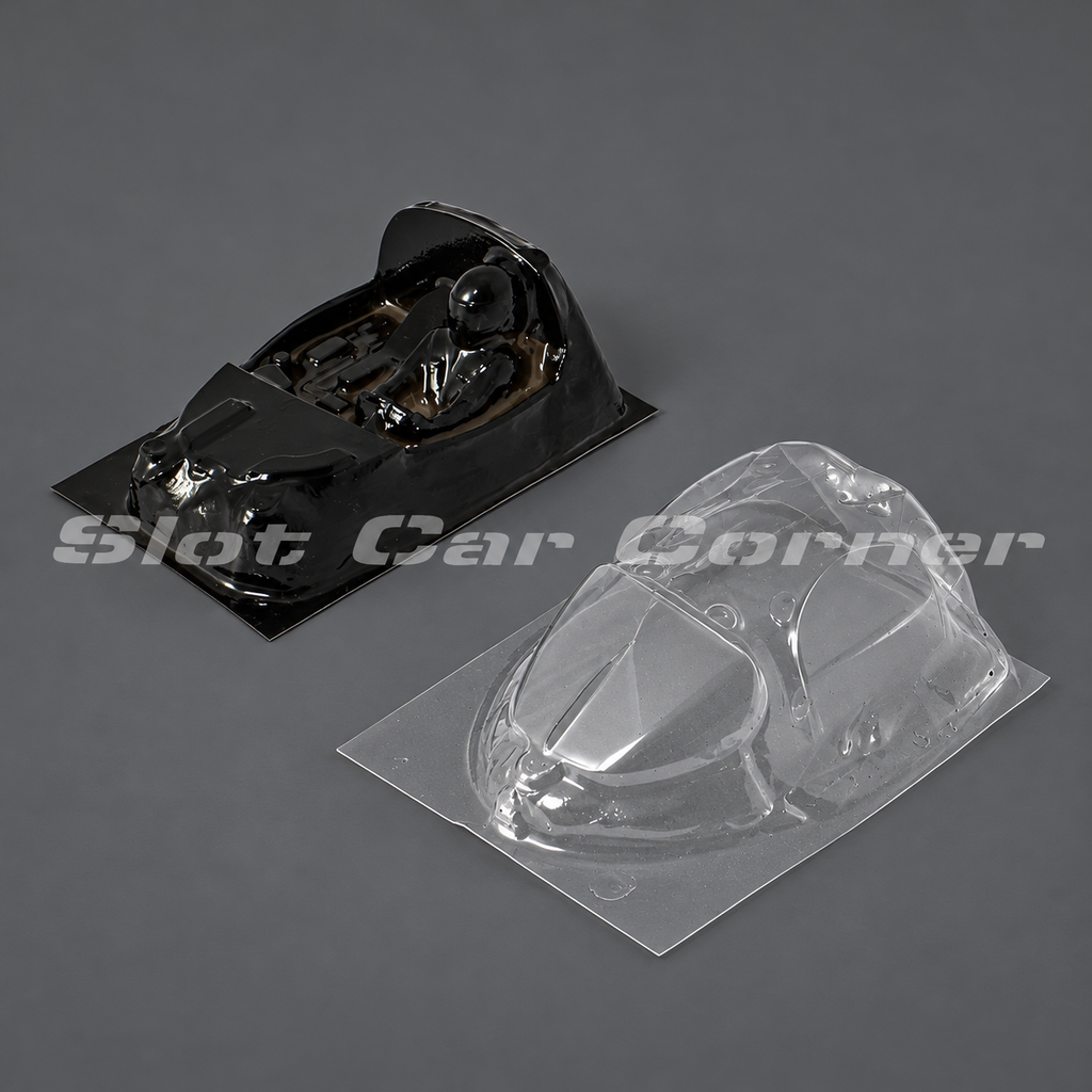 Scaleauto SC-6674 Porsche 963 GTP Hypercar Lightweight Lexan Cockpit Set, Unpainted, product view
