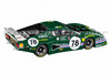 Sideways SW51A 512BB/LM No. 78 EMKA Le Mans 1980 slot car, rear three-quarter view showing green rear bodywork on white background