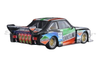 Sideways SW77 Ford Escort RS Turbo Zakspeed No. 58, rear three-quarter view on white background