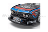 Sideways SW87 BMW 3.5 CSL Group 5 No. 42 Gitanes, 24H Le Mans 1976, front detail view on white background