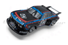 Sideways SW87 BMW 3.5 CSL Group 5 No. 42 Gitanes, 24H Le Mans 1976, overhead front view on white background