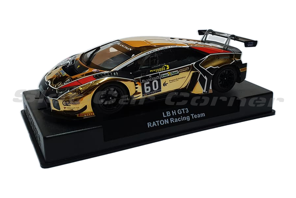 Sideways SWCAR/01F Lamborghini Huracan GT3 No. 60, SPECIAL EDITION, front three-quarter view on white background