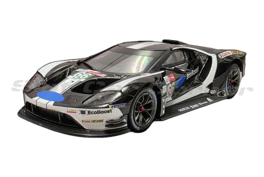 Sideways SWCAR02F Ford GT GTE No. 66, 24h Le Mans 2019, front three-quarter view on white background