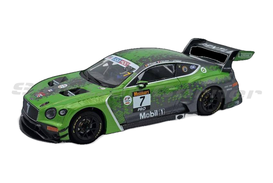 Sideways SWCAR06B Bentley Continental GT3 No. 7, Bathurst 12h 2020 Winner, front three-quarter view on white background