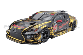 Sideways SWCAR07A Lexus RC F GT3 SealMaster No. 14, Sebring 12H 2024 Winner, front three-quarter view on white background