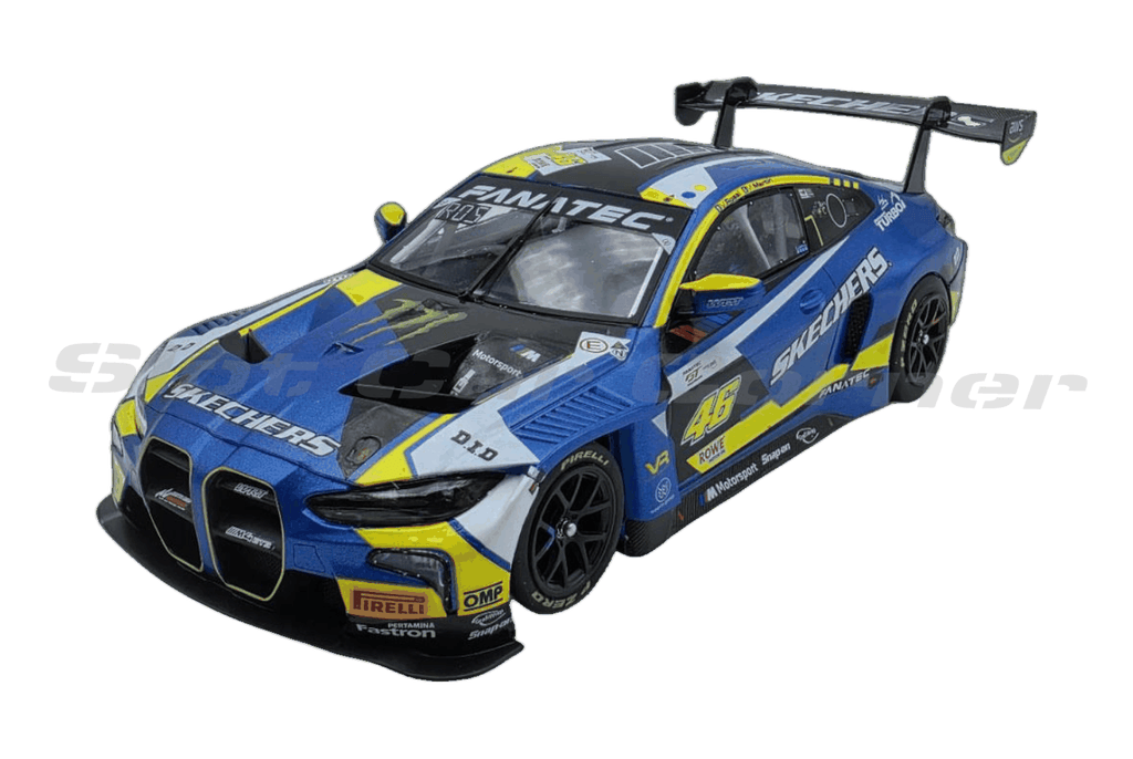Sideways SWCAR09A M4 GT3 No. 46, front three-quarter view on white background