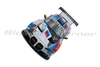 Sideways SWCAR09D M4 GT3 No. 46, Bathurst 12H 2024, overhead front view on white background