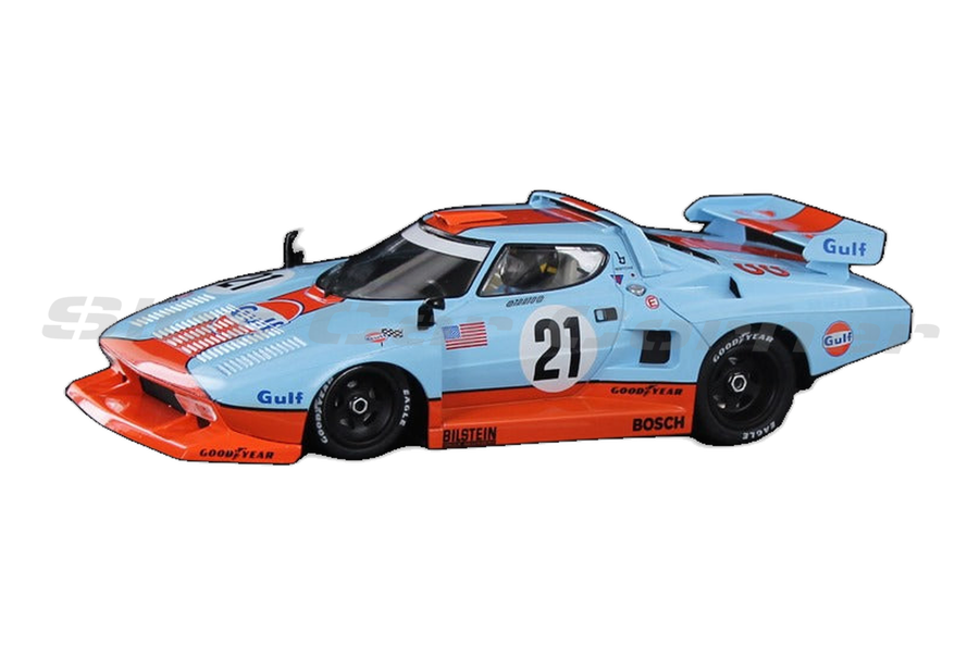 Sideways SWHC07A Lancia Stratos Gr. 5 Gulf Racing Historical Colors No. 21, LIMITED EDITION, front three-quarter view on white background