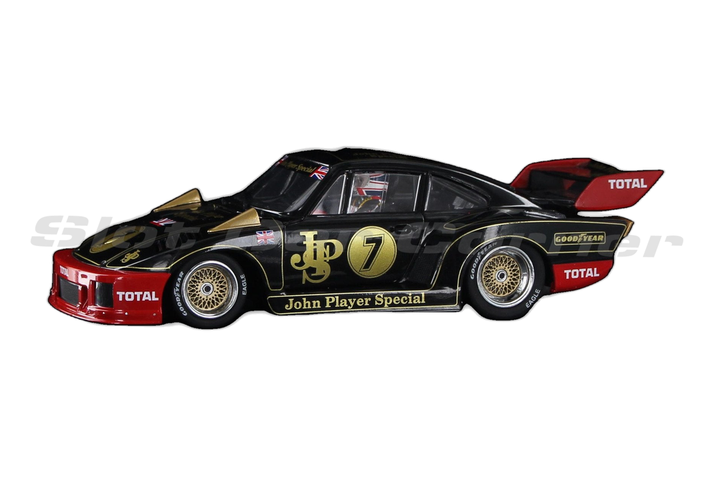 Sideways SWLE07 Porsche Kremer 935 K2 Gr. 5 JPS, SPECIAL EDITION, front three-quarter view on white background