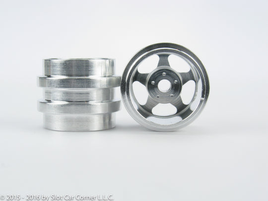 CBD0027 CB Design 5-Spoke Racing 15 x 13 Aluminum Wheels