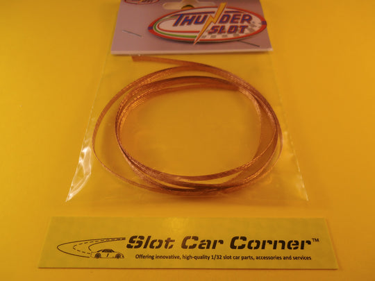 BRA001CO Thunder Slot Copper Braid, 1 Meter