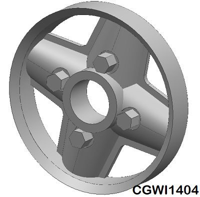 CGWI1404 CG Slotcars Revolution Wheel Inserts, 14mm
