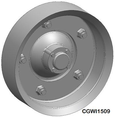 CGWI1509 CG Slotcars Wide-5 4-Bolt Wheel Inserts, 15mm