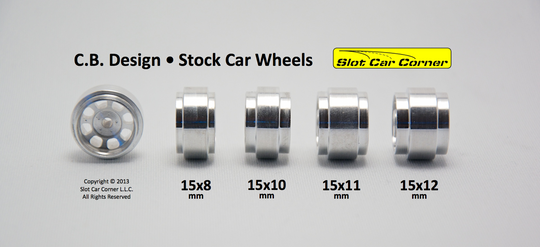 CBD1510 CB Design Stock Car 15.8 x 11mm Wheels