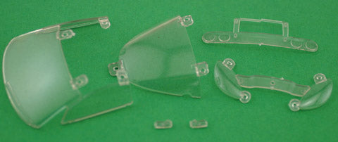 NSR 1385 Corvette C6R Transparent Parts