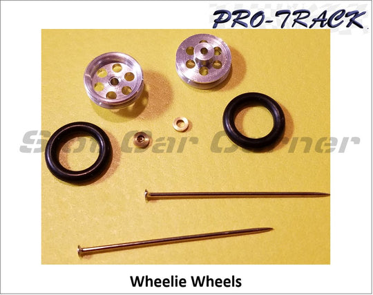 Pro-Track 208 Aluminum Wheelie Wheels (Drilled)