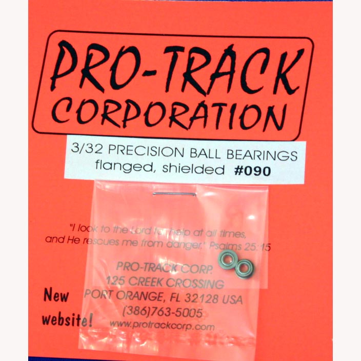 Pro-Track 090 3/32'' Shielded Ball Bearings