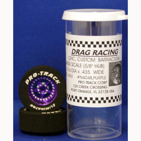 PTMN404B,P Pro-Track 3/32" x 1-1/16" x .435" Star Wheels, Purple