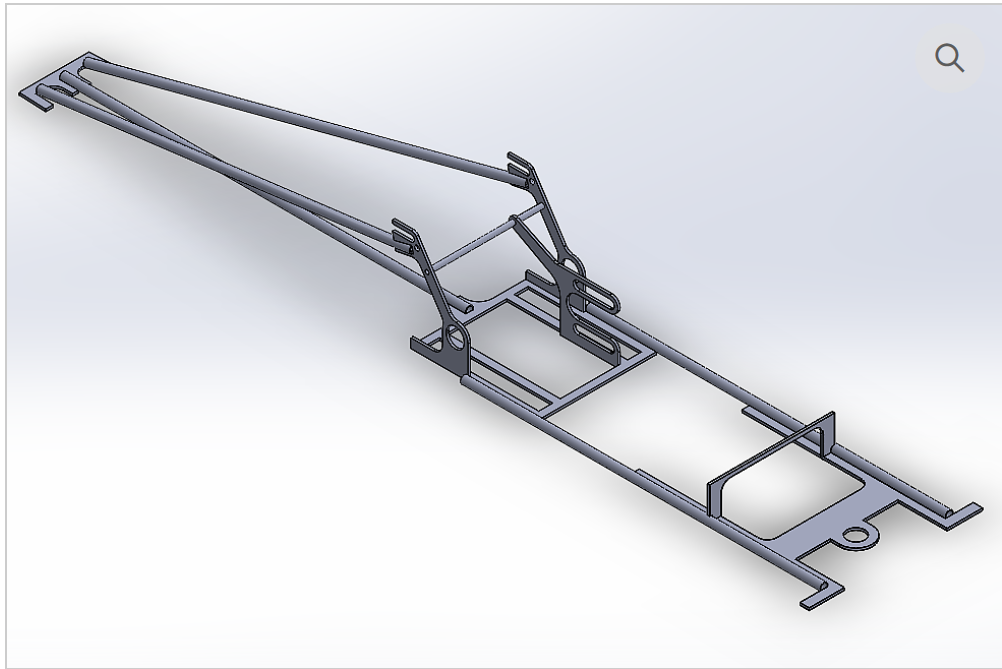 ESR8 ESR Pro 'C' Winder Dragster Chassis
