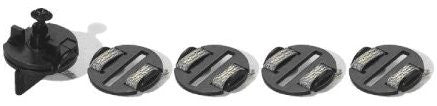 C8329 Scalextric Round Guide Blade, 4 Braid Plates, 1 Screw