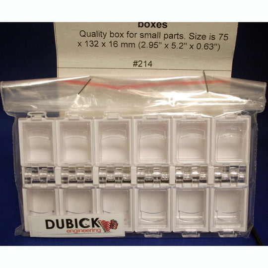 Small Plastic Box, 12 Compartments
