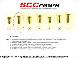 SCCrews 2 - M2 x 8mm Machine