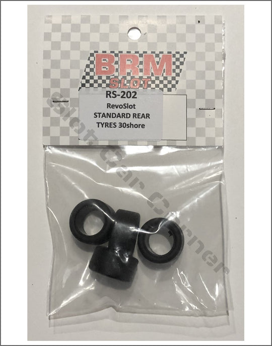 RS-202 RevoSlot Standard Rear Tires 19x10mm, Shore 30
