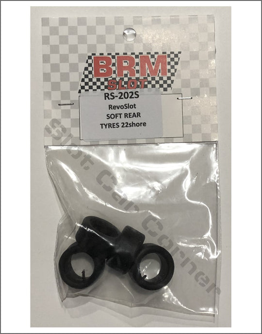 RS-202S RevoSlot Soft Rear Tires 19x10mm, Shore 22