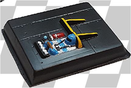 Caveman 32-0011P Dirt Late Model / Stock Car Black Styrene 1:32 Interior, Painted