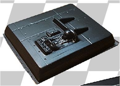 Caveman 32-0011SB Dirt Late Model / Stock Car Black Styrene 1:32 Interior, Unpainted