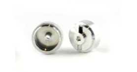 Slot.It W15808215A 15.8 x 8.2mm Aluminum Wheels, Short Hub