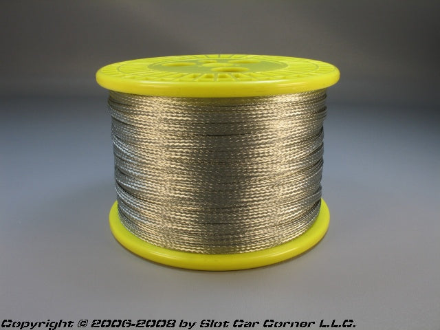 SCC Tinned Copper Track Braid, Non-Magnetic, 1/4" x 500 ft.