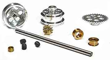 NSR 4003 Rear Kit w/16&quot; Wheels, AW Ninco