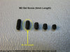 SCC M2 x 4mm Set Screws, Cup Point, Black