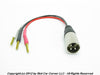SCC Controller Adapter, Alligator Clips to XLR (Male)