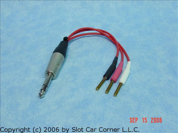 SCC Controller Adapter, Alligator Clips to 1/4'' Plug