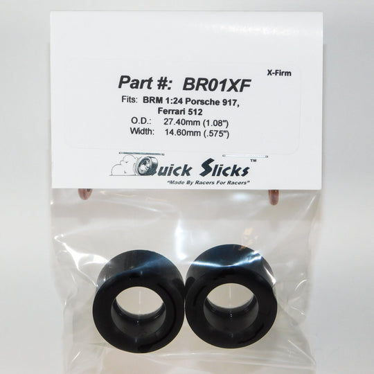 BR01XF Quick Slicks Silicone Tires, X-Firm
