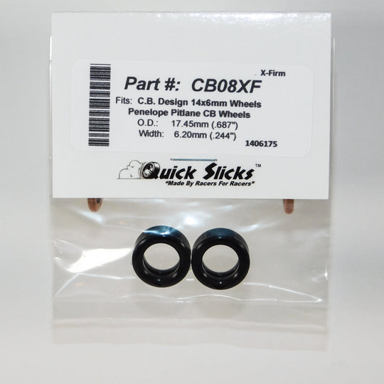 CB08XF Quick Slicks Silicone Tires, X-Firm