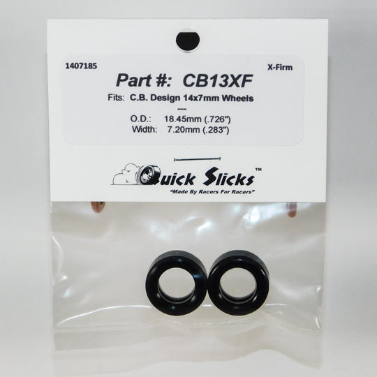 CB13XF Quick Slicks Silicone Tires, X-Firm
