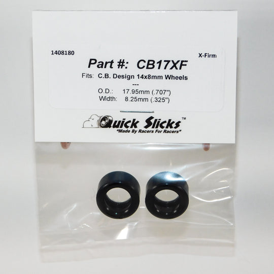 CB17XF Quick Slicks Silicone Tires, X-Firm